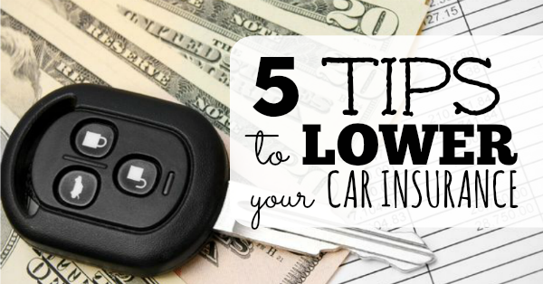 5 Tips to lower car insurance