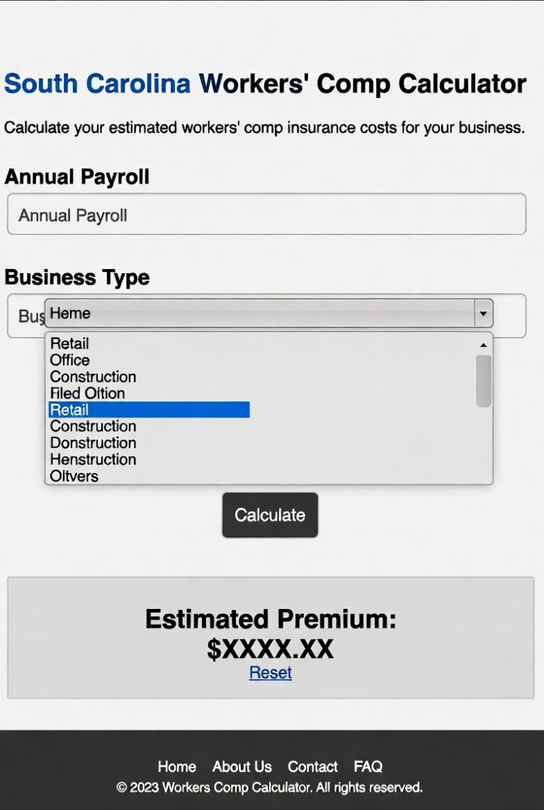 work comp calculator