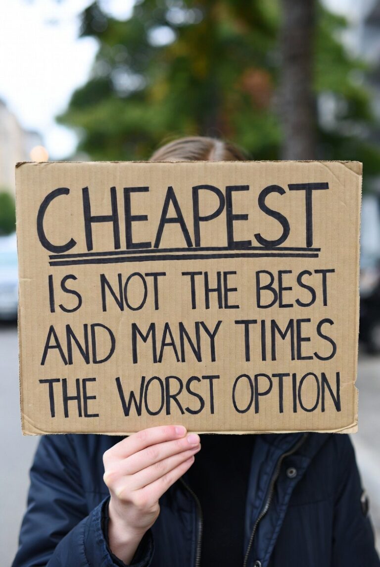 Cheapest is not the best